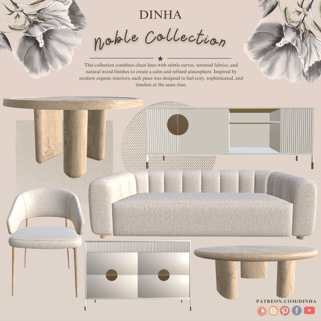 Набор для гостиной и столовой Noble Collection